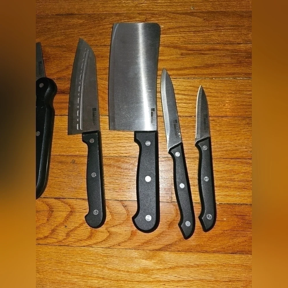 Ronco Six Star 13 Piece Knife Set 1-11, 13,14 Steak Knives
